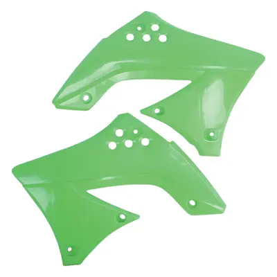 Kryty chladiče UFO KA03799026 (UFO kryty chladiče KAWASAKI KXF 450 09 barva zelená)