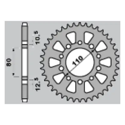 CHT rozeta 334 44 (A4150334440) HONDA CB/CBR 1000 84-89 (CHT rozeta 334 44 (A4150334440) HONDA C