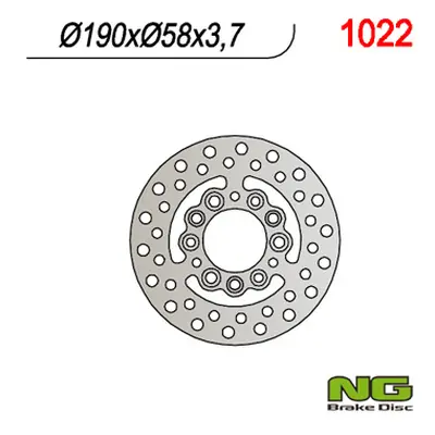 Brzdový kotouč NG Brakes NG1022 (NG brzdový kotouč zadní APRILIA 50 skútr,CPI,BETA,GENERIC,GILER