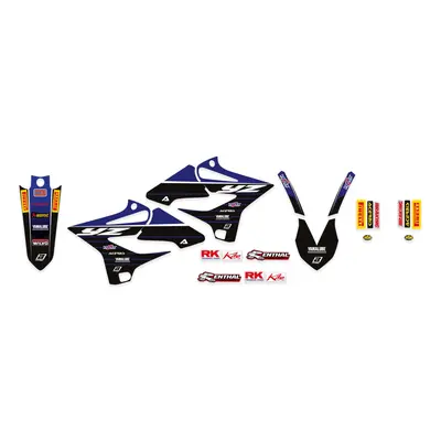 Sada samolepek (dýhy) BLACKBIRD 2250R10 (BLACKBIRD sada samolepek (dýhy) YAMAHA YZ 125/250 22-24