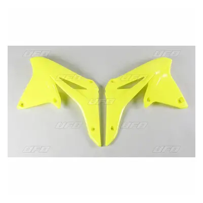 Kryty chladiče UFO SU04928DFLU (UFO kryty chladiče SUZUKI RMZ 250 10-17 barva žlutá fluorescenčn