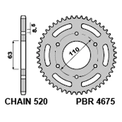 Rozeta PBR 467544C45 (JTR890.44) (PBR rozeta 4675 44 C45 (JTR890.44))