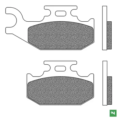 NEWFREN brzdové destičky pravá přední KH413 SUZUKI LT-A 400 07-12, LT-A 500 09-15, LT-A 700 05-0