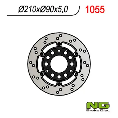 Brzdový kotouč NG Brakes NG1055 (NG brzdový kotouč zadní SUZUKI BURGMAN 400 03-04, AN 250 03-06 