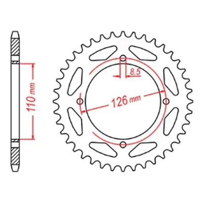 Rozeta MTX 11-455-47 (JTR1465.47) (MTX PARTS rozeta 4418 47 (JTR1465.47))