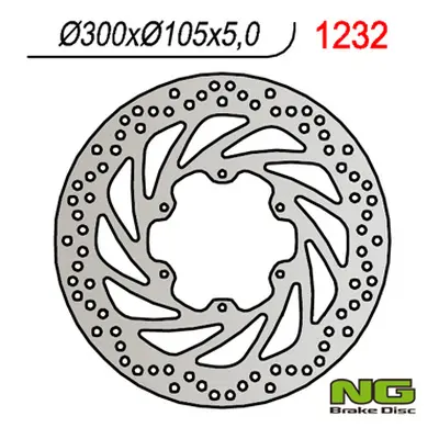 Brzdový kotouč NG Brakes NG1232 (NG brzdový kotouč přední BMW F 650 GS/X (300X105X5), F 800GS 13