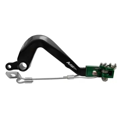 Páka nožní brzdy ACCEL RBP-301GR (ACCEL páka nožní brzdy KAWASAKI KX 80/ KX 100 01-18 barva zele