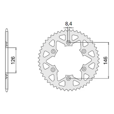 Rozeta CHT 80850EC (80850, JTR808.50) (CHT rozeta 808 50 hliníková (ergal) 808 50 (80850) barva 