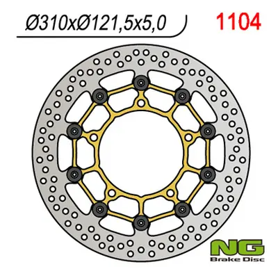 Brzdový kotouč NG Brakes NG1104 (NG brzdový kotouč přední SUZUKI B-KING 07-13, DL 650 V-STROM 08