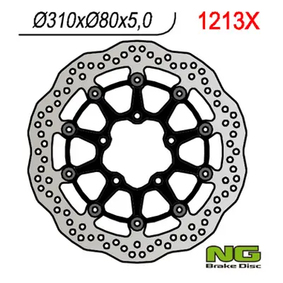 Brzdový kotouč NG Brakes NG1213X (NG přední brzdový kotouč KAWASAKI ZX6R 636 13-16, Z800 12-16, 