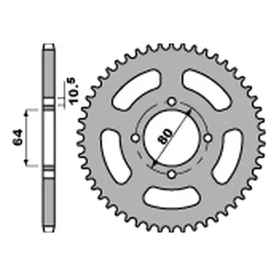 Rozeta PBR 439436F (+4, JTR1910.36) (PBR rozeta 4394 36 AEON 125/180/190/220 00-09, (+4) (JTR191