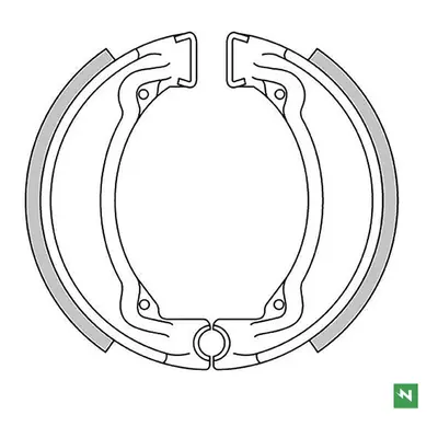Brzdové čelisti - pakny NEWFREN GF.1188 (NEWFREN brzdové čelisti - pakny YAMAHA DT 50 78-86 ,RD 