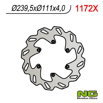 Brzdový kotouč NG Brakes NG1172X (NG brzdový kotouč zadní KTM 690/950/990 06-15 (240X111X4) (6X6