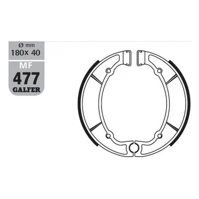 Brzdové čelisti - pakny zadní GALFER MF477G2165 (GALFER brzdové čelisti - pakny zadní SH512 YAMA