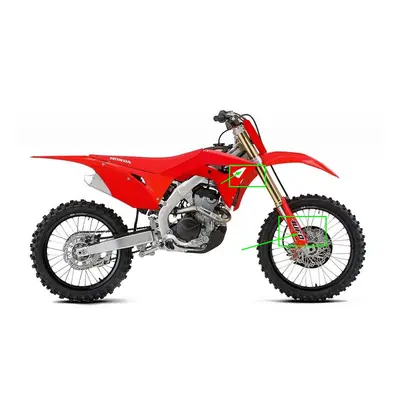 Kompletní sada plastů UFO HOKIT126111 (UFO kompletní sada plastů HONDA CRF 250R 18-21, CRF 450R 