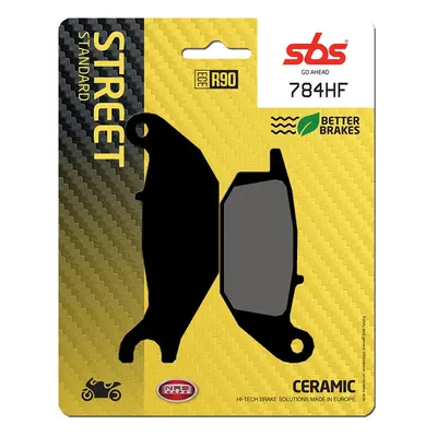 SBS brzdové destičky KH343 STREET STANDART keramické barva černá HONDA CBR125/150, XL 125 VARADE