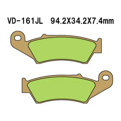 Brzdové destičky VESRAH VD-161JL (VESRAH brzdové destičky KH185 sintrované barva zlatá vyrobeno 