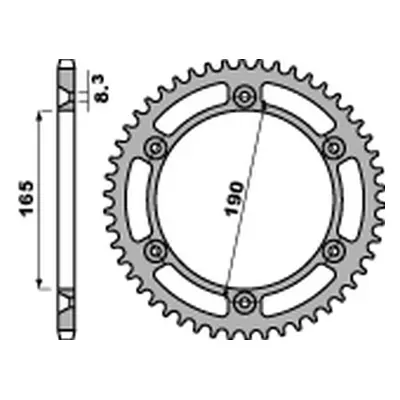 Rozeta PBR 896 48 C45 (JTR896.48) (PBR rozeta 896 48 C45 (JTR896.48))