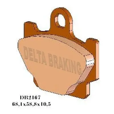 Brzdové destičky DELTA BRAKING DB2167OR-D (DELTA BRAKING brzdové destičky KH81 - nahrazuje DB216