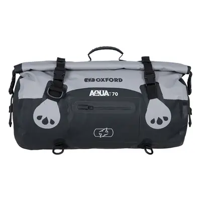 OXFORD brašna AQUA T-70 ROLLBAG voděodolná objem 70L barva černá/šedý (OXFORD brašna AQUA T-70 R