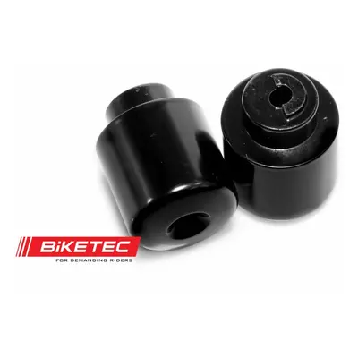 Koncovky/závažíčka řidítek BIKETEC BT0022 (BIKETEC koncovky/závažíčka řidítek HONDA barva černá 