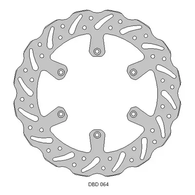 Brzdový kotouč přední DELTA BRAKING ONL_DBD064D (DELTA BRAKING brzdový kotouč přední YAMAHA YZ 1