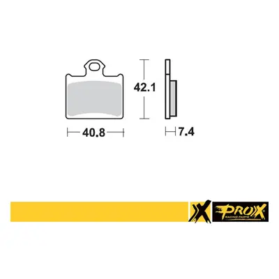 Brzdové destičky PROX 37.289102 (PROX brzdové destičky KH602 KTM SX 85 11-20 zadní)