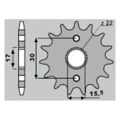 Ozubené kolo přední GROSSKOPF 33212G (JTF1256.12) (GROSSKOPF ozubené kolo přední 332 12 (JTF1256