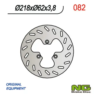 Brzdový kotouč NG Brakes NG082 (NG brzdový kotouč zadní YAMAHA DT50R 03-08DT 50X/SM 07-11, XT 12