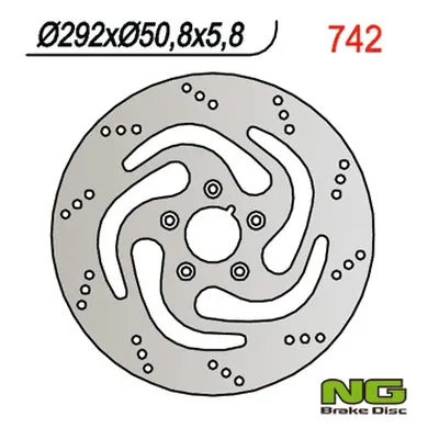 Brzdový kotouč NG Brakes NG742 (NG brzdový kotouč zadní HARLEY-DAVIDSON 883/1340 84-98 (292X50,8