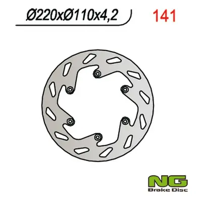 Brzdový kotouč NG Brakes NG141 (NG brzdový kotouč zadní KTM / HUSABERG (220X110X4,2) (NG141; NG1