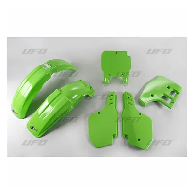 Kompletní sada plastů UFO KAKIT197026 (UFO kompletní sada plastů KAWASAKI KX 125 89, barva zelen