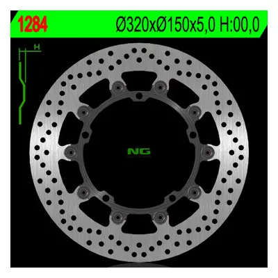 Brzdový kotouč NG Brakes NG1284 (NG přední brzdový kotouč TRIUMPH SPEED TRIPLE 1050 08-17, SPRIN