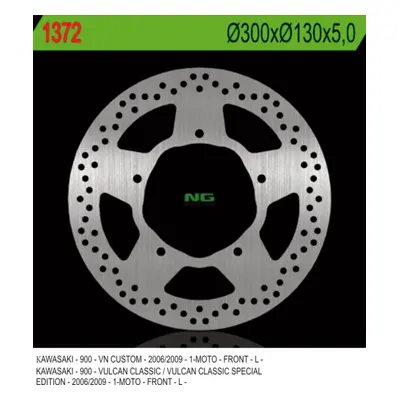 Brzdový kotouč NG Brakes NG1372 (NG přední brzdový kotouč KAWASAKI VN 900 CLASSIC/CUSTOM 06-09 (