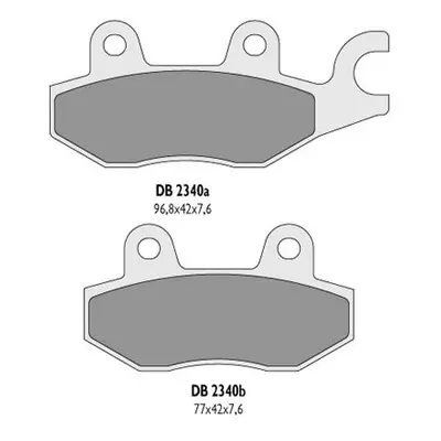 Brzdové destičky DELTA BRAKING DB2340OR-D (DELTA BRAKING brzdové destičky KH165 přední - nahrazu