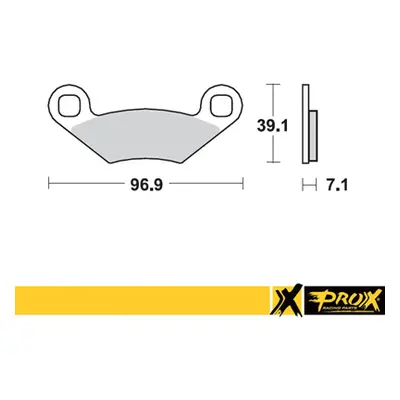 Brzdové destičky PROX 37.206402 (PROX brzdové destičky KH159 POLARIS SPORTSMAN / SCRAMBLER / OUT