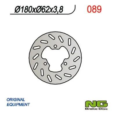 Brzdový kotouč NG Brakes NG089 (NG brzdový kotouč zadní DERBI SENDA 50 95-03 (180X62X3,8) (3X10,