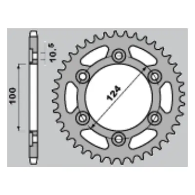 CHT rozeta 1027 39 (A4150735390) DUCATI MONSTER (CHT rozeta 1027 39 (A4150735390) DUCATI MONSTER