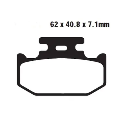 Brzdové destičky DELTA BRAKING DB2315OR-D (DELTA BRAKING brzdové destičky KH497 HAMULEC POSTOJOW