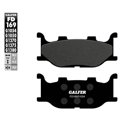 Brzdové destičky Galfer FD169G1054 (KH199) (GALFER brzdové destičky KH199 polokovové)