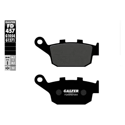 Brzdové destičky Galfer FD457G1054 (KH496) (GALFER brzdové destičky KH496 polokovové)