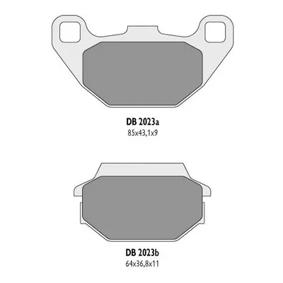 DELTA BRAKING KLOCKI HAMULCOWE KH305 KYMCO, SYM - ZASTĘPUJĄ DB2023QD-D I DB2023MX-D (DB2023OR-D)