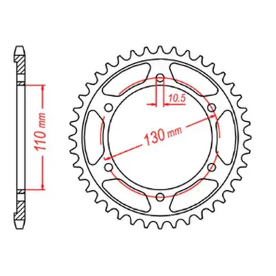 Rozeta MTX 11-876-46 (+1, JTR1876.46) (MTX PARTS rozeta 4385 46 (+1) (JTR1876.46))