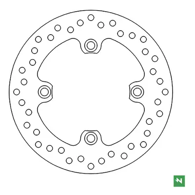 Brzdový kotouč zadní NEWFREN DF4060A (NEWFREN brzdový kotouč zadní HONDA CBR 600F 91-06, CBR 100