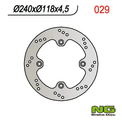 Brzdový kotouč NG Brakes NG029 (NG brzdový kotouč zadní SUZUKI DR 650 S/SE 96-11, XF 650 FREEWIN