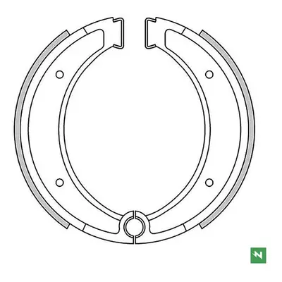 Brzdové čelisti - pakny přední/zadní NEWFREN GF1110 (NEWFREN brzdové čelisti - pakny přední/zadn