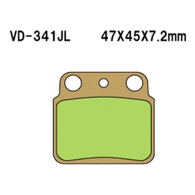 Brzdové destičky VESRAH VD-341JL (VESRAH brzdové destičky KH137 sintrované vyrobeno v Japonsku)