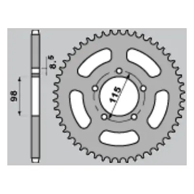 Rozeta PBR 89346C45 (JTR894.46) (PBR rozeta 893 46 C45 (JTR894.46))