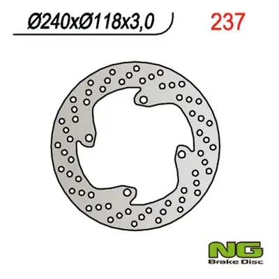 Brzdový kotouč NG Brakes NG237 (NG přední brzdový kotouč HONDA CR 250R 91, CR 500 87-91 (240X118