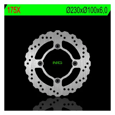 Brzdový kotouč NG Brakes NG175X (NG brzdový kotouč zadní KAWASAKI ZR 750 ZEPHYR 92-97, ZX6R 95-9